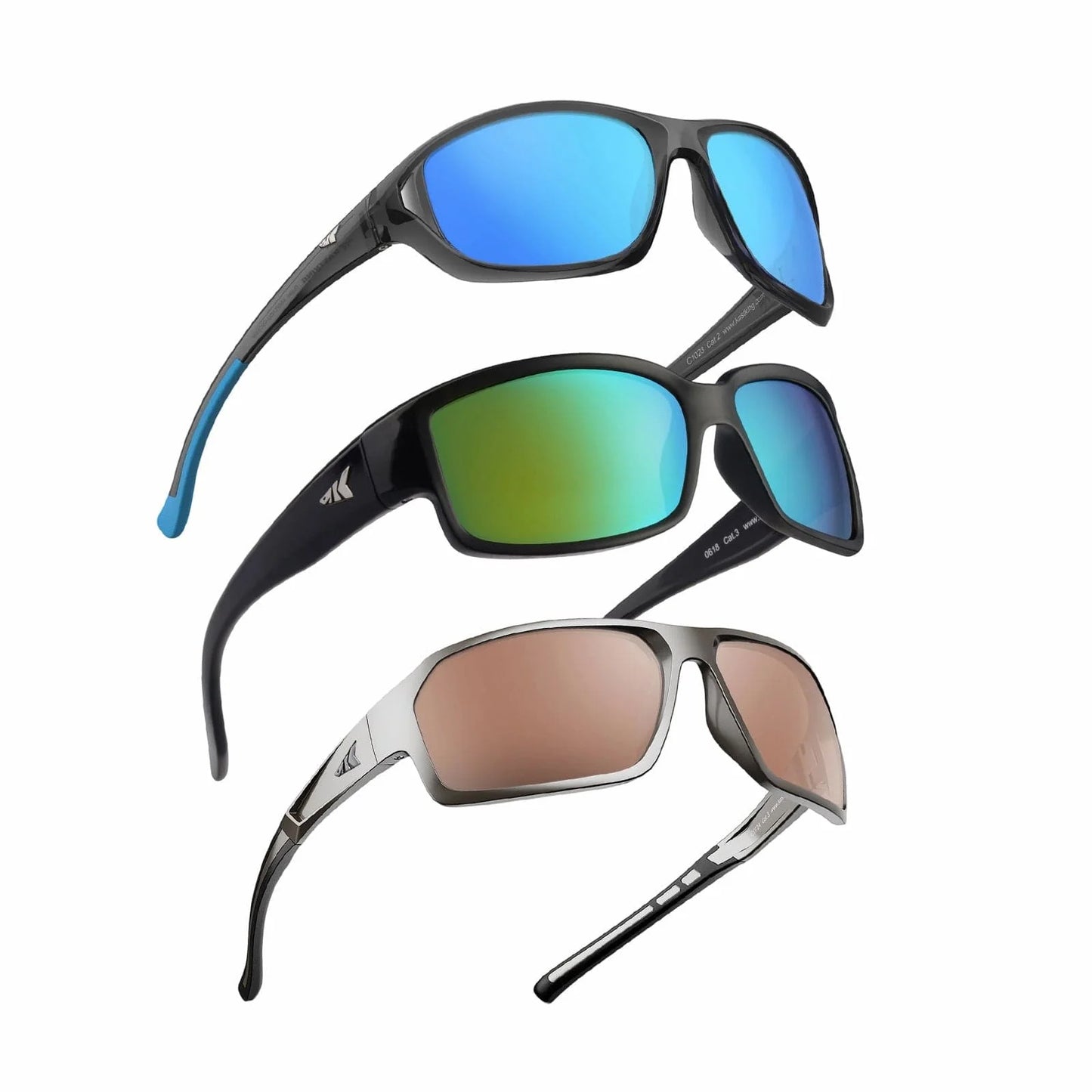 KastKing 3-Pack Polarized Fishing Sunglasses