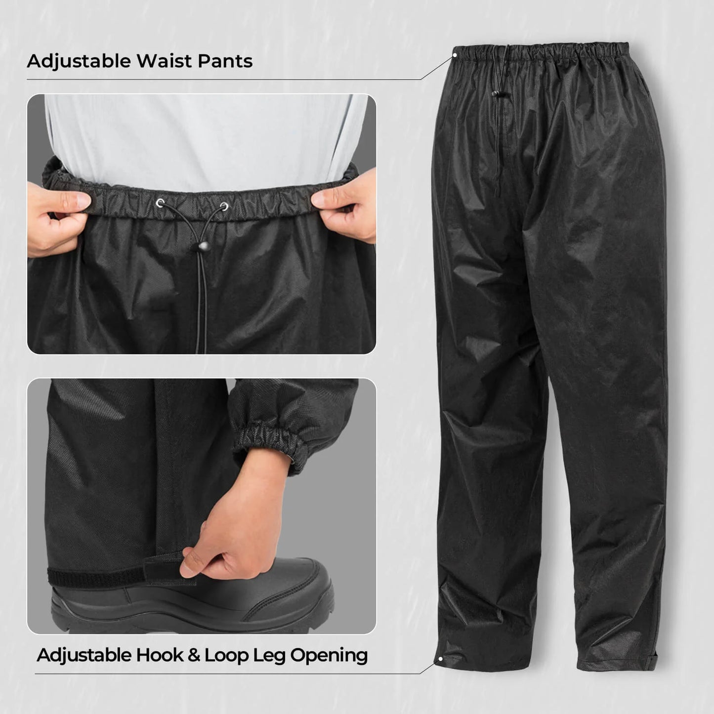 KastKing AquaLite Rain Suit, Waterproof Breathable Lightweight Rainwear