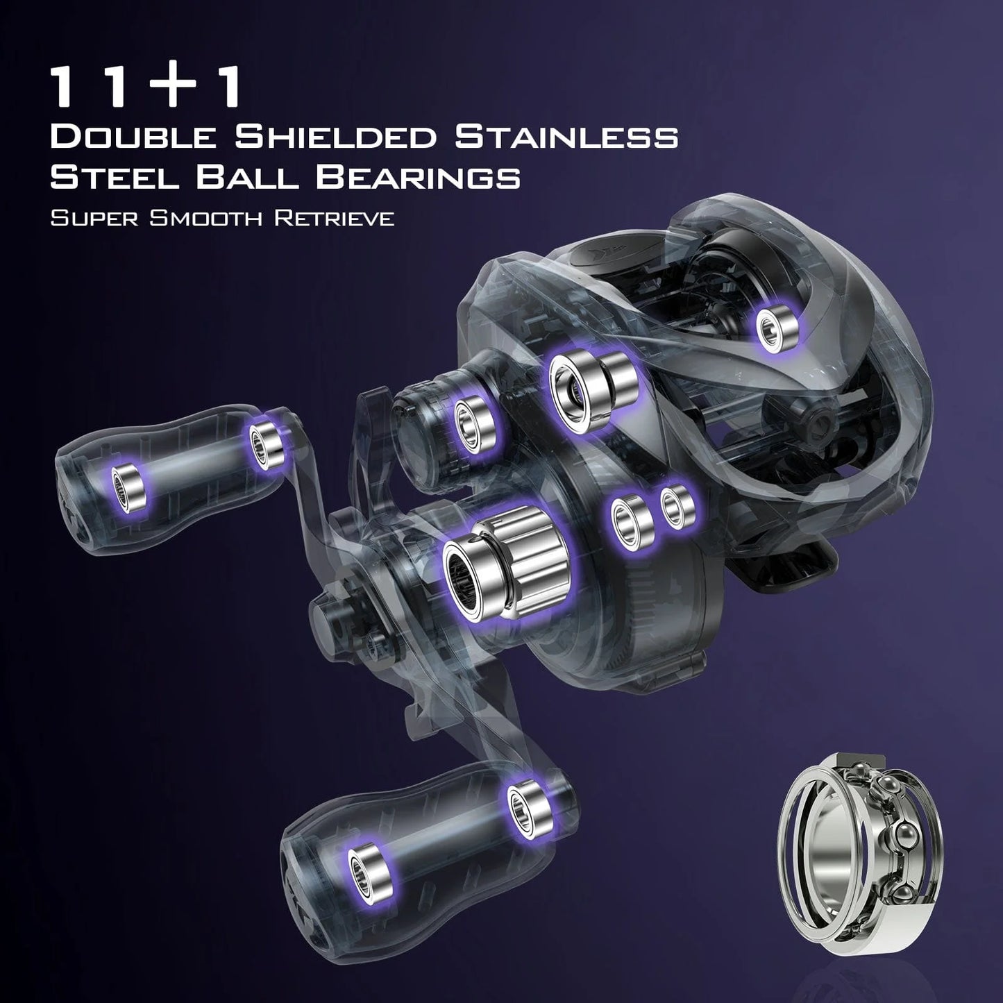 KastKing Mg12 Elite Magnesium Baitcasting Reel