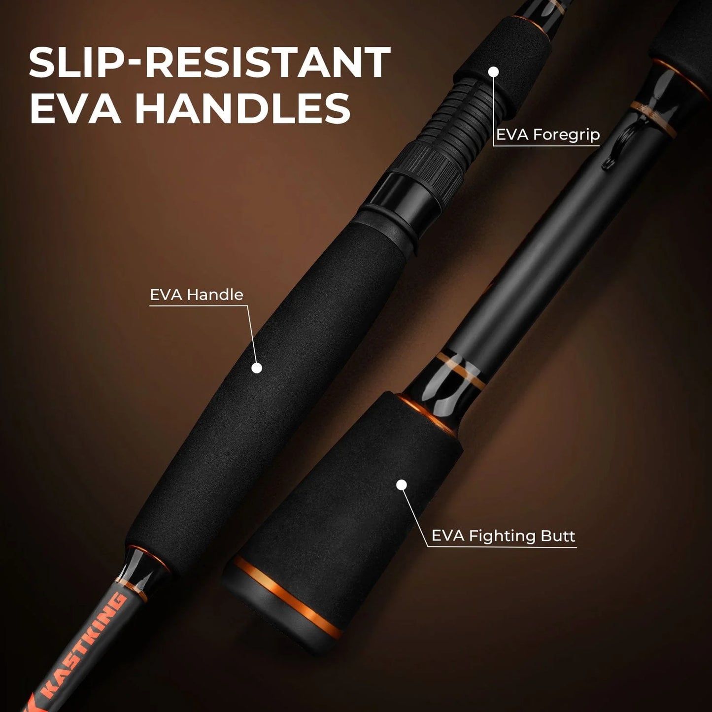 KastKing Brent Chapman Spinning Fishing Rod and Reel Combo with Tackle Kit