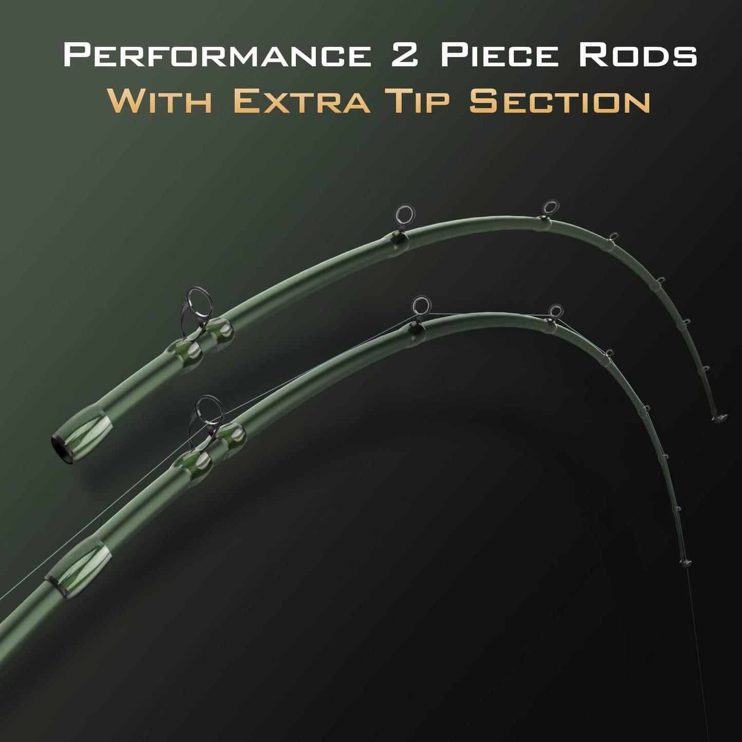 KastKing Spartacus II Twin Tip Spinning Rods