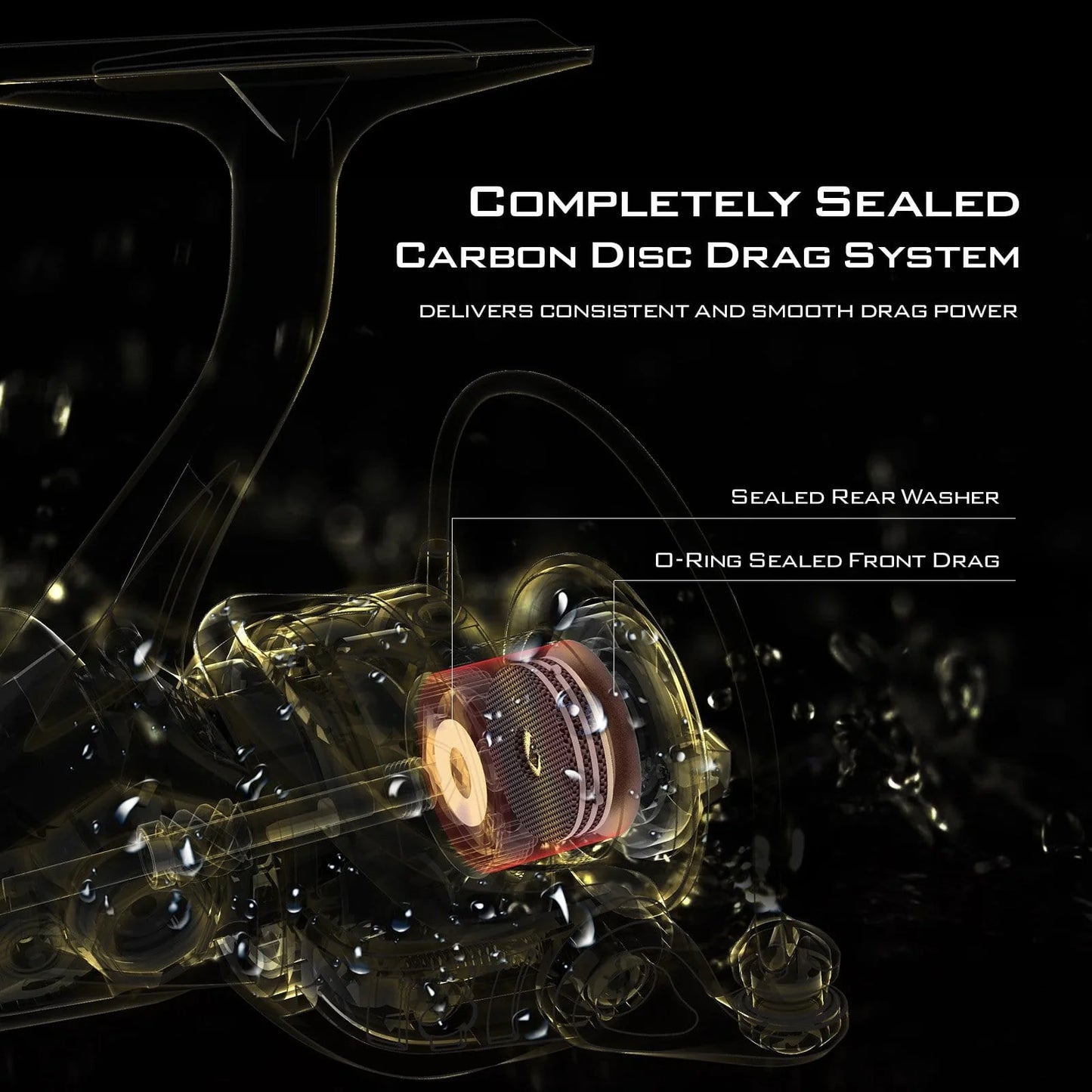 KastKing Valiant Eagle Spinning Reel Gold