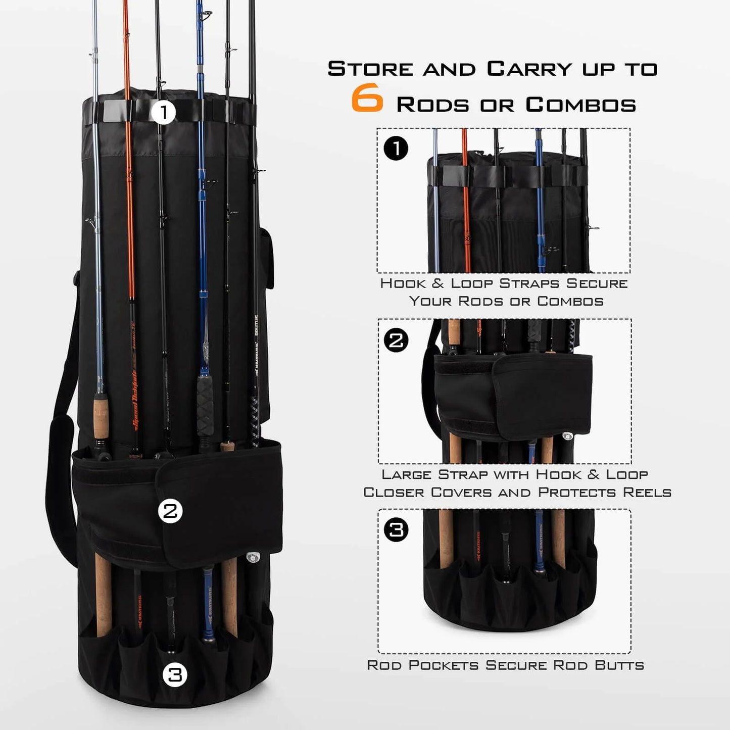 KastKing Karryall Fishing Rod Bag
