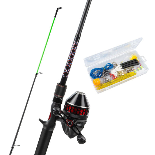 KastKing Brutus SpinCast Rod and Reel Combo with Tackle Kit