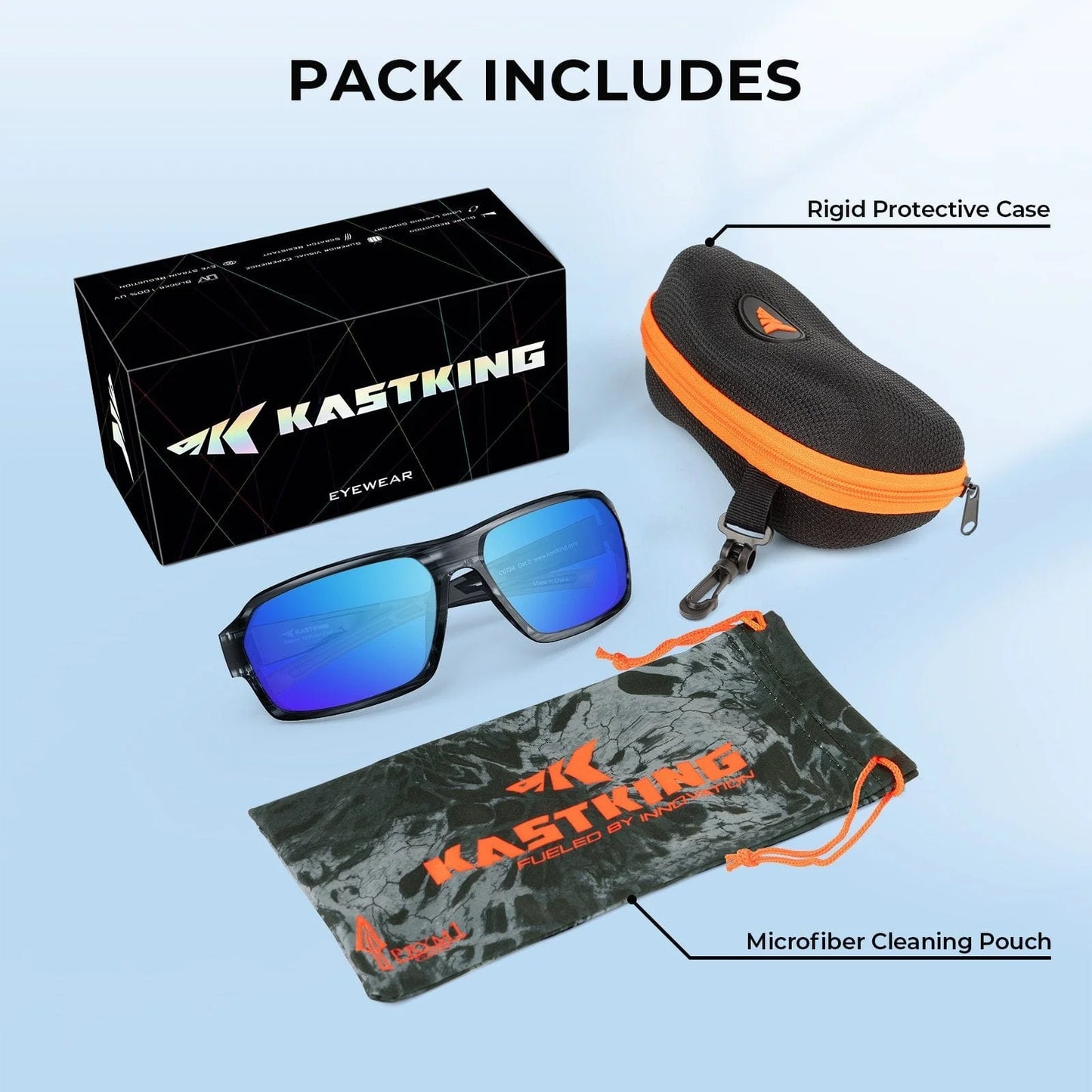 KastKing 3-Pack Polarized Fishing Sunglasses