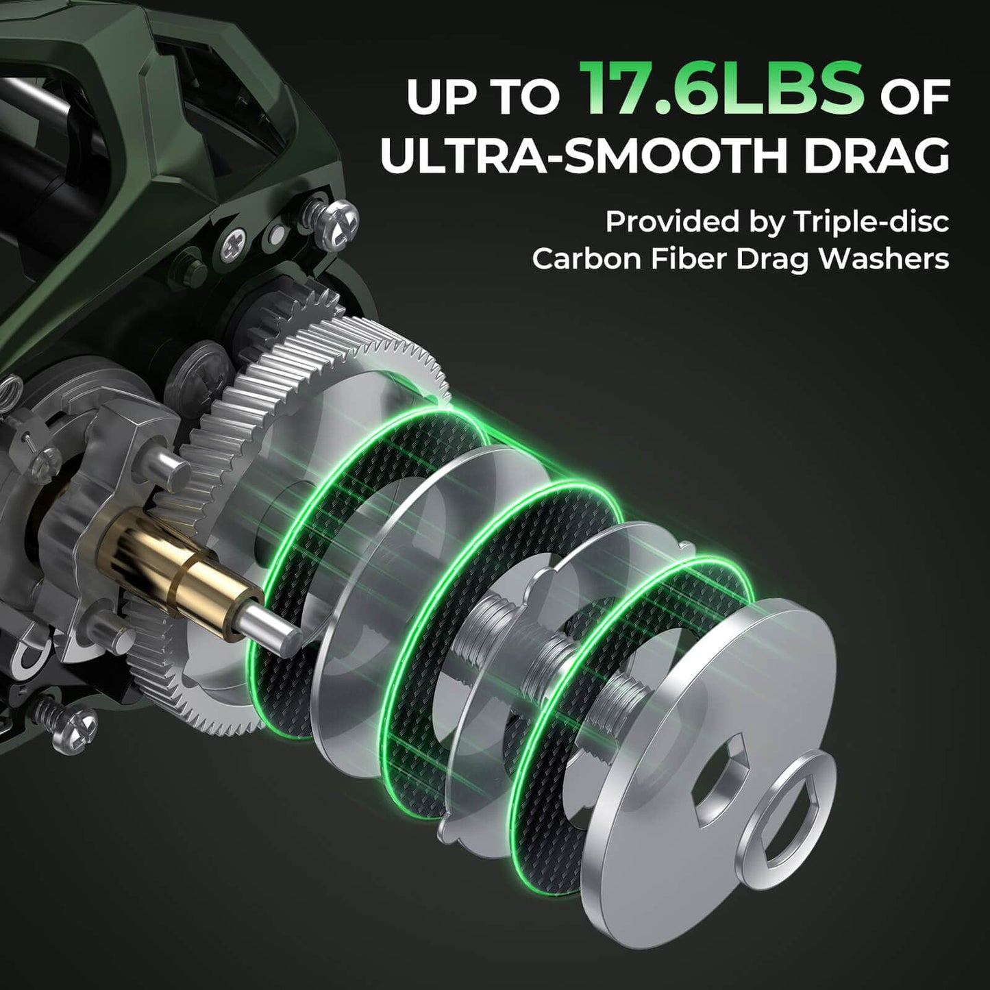 KastKing Spartacus II Twin-Tip Baitcaster Rod and Reel Combo