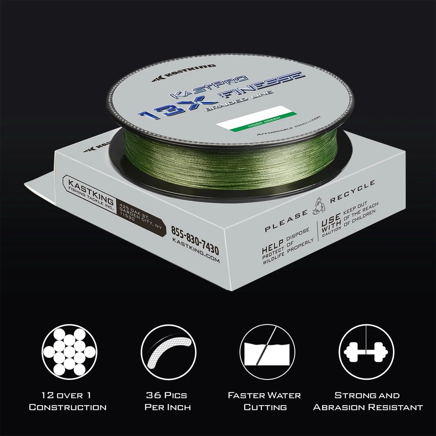 KastKing KastPro 13X Finesse Braid Fishing Line