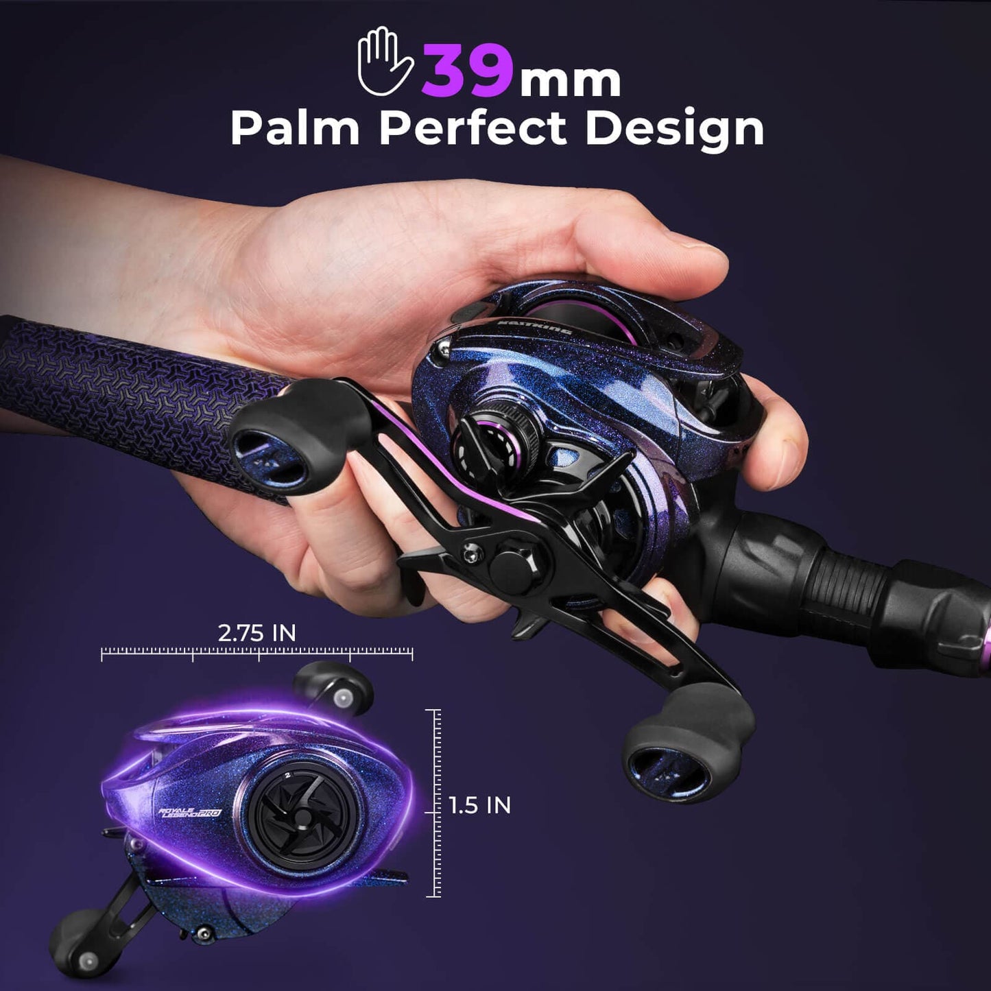 KastKing Royale Legend Pro Baitcaster Rod and Reel Combo