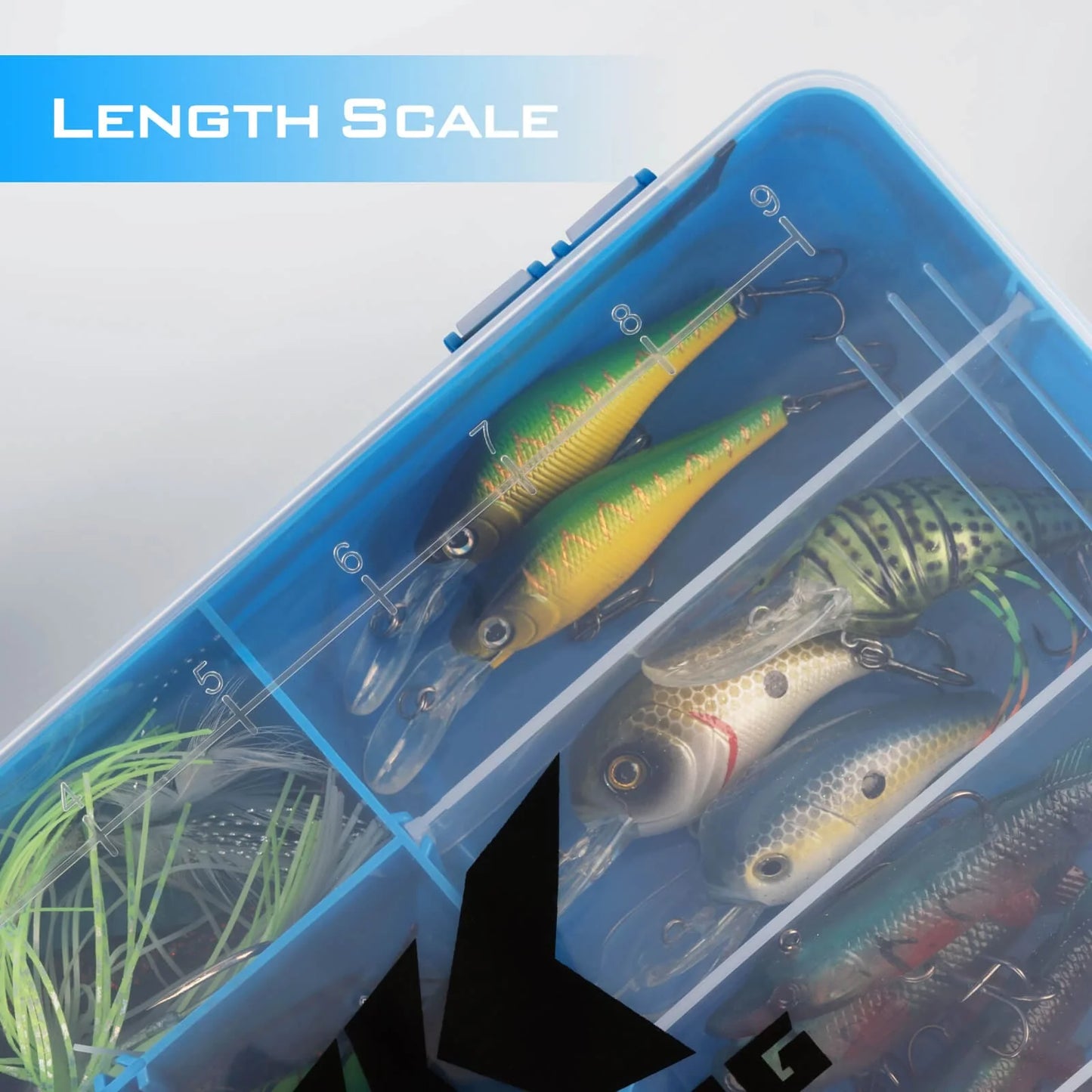 KastKing Bait Vault Camouflage Tackle Boxes and Bait Kapsule Fishing Lure Cover Combo