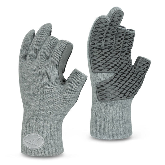 KastKing Bully Wooly Fingerless Wool Fishing Gloves