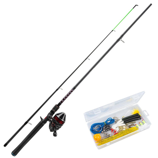 KastKing Brutus SpinCast Rod and Reel Combo with Tackle Kit