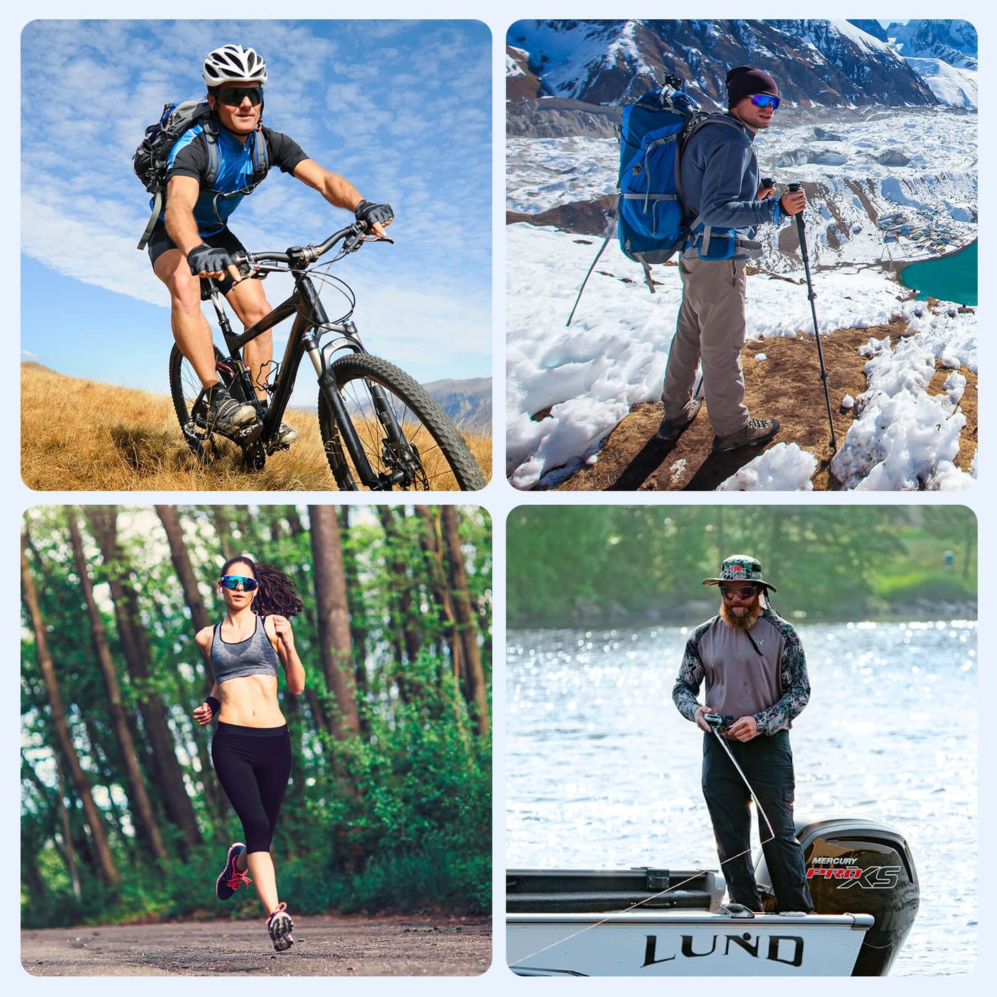 KastKing Skinner Polarized Large UV Protection Sport Sunglasses