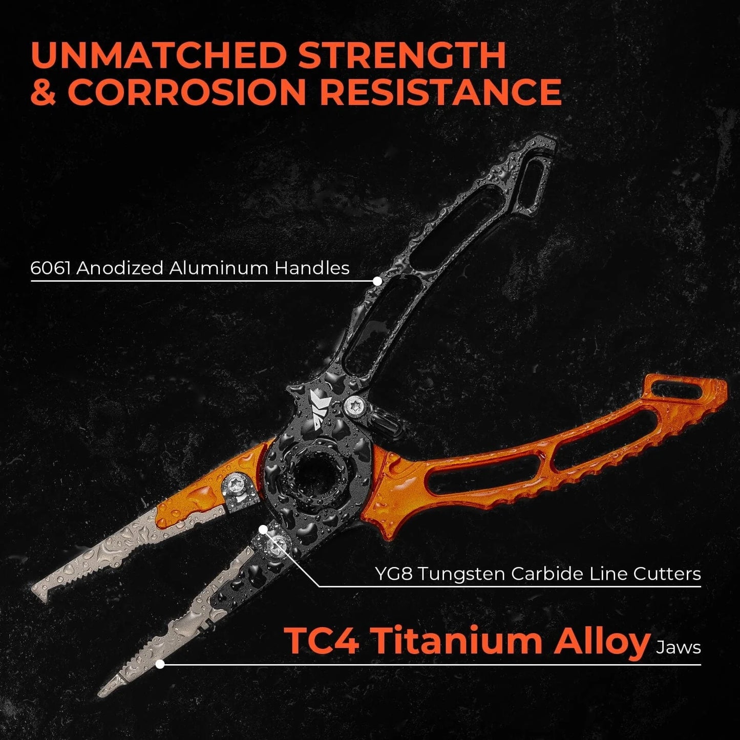 KastKing Ti-Forge Titanium Dual-Tip Jaw Pliers