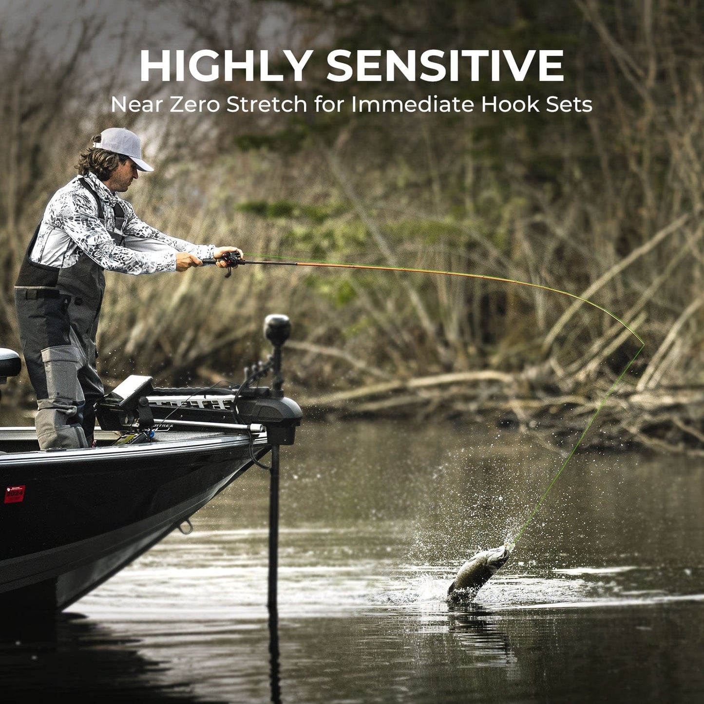 KastKing SuperPower ColorShield Braided Fishing line - 300YDS