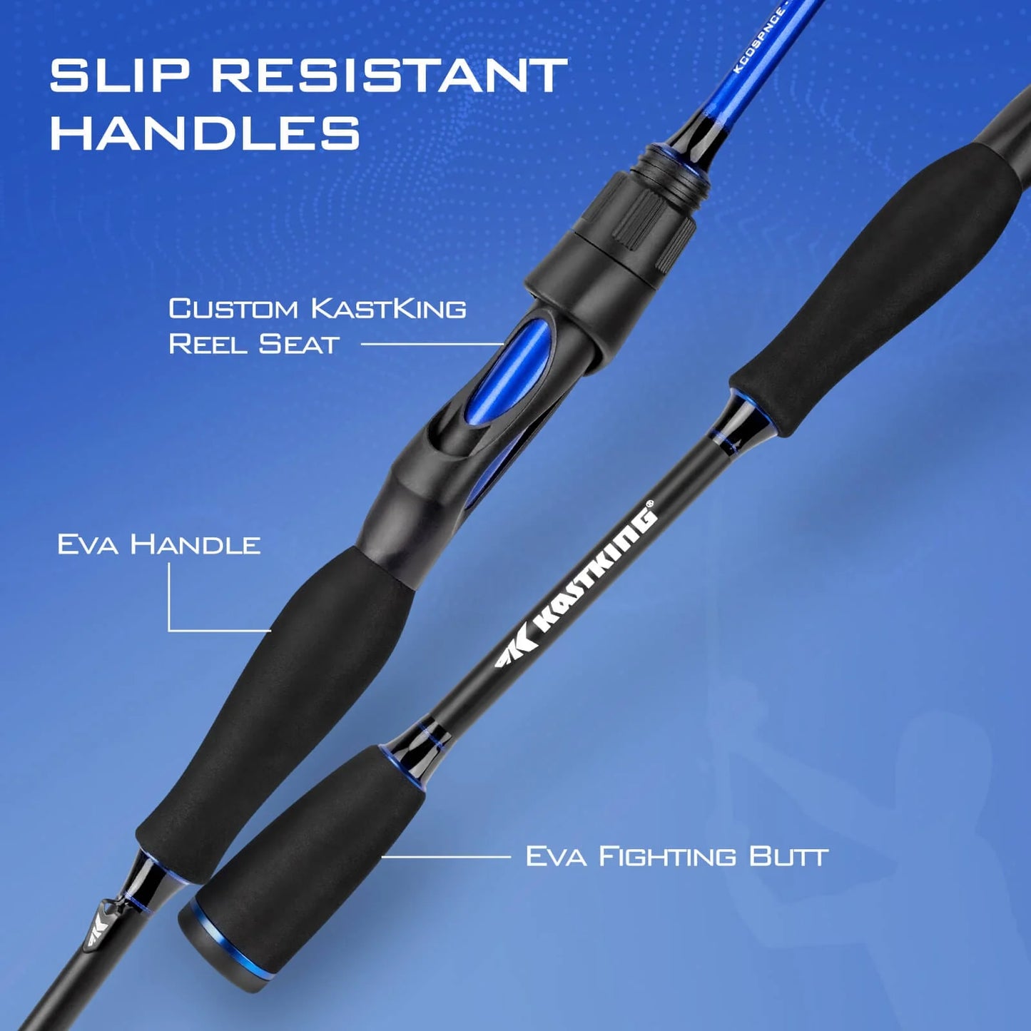 KastKing Centron Spinning Fishing Rod and Reel Combo