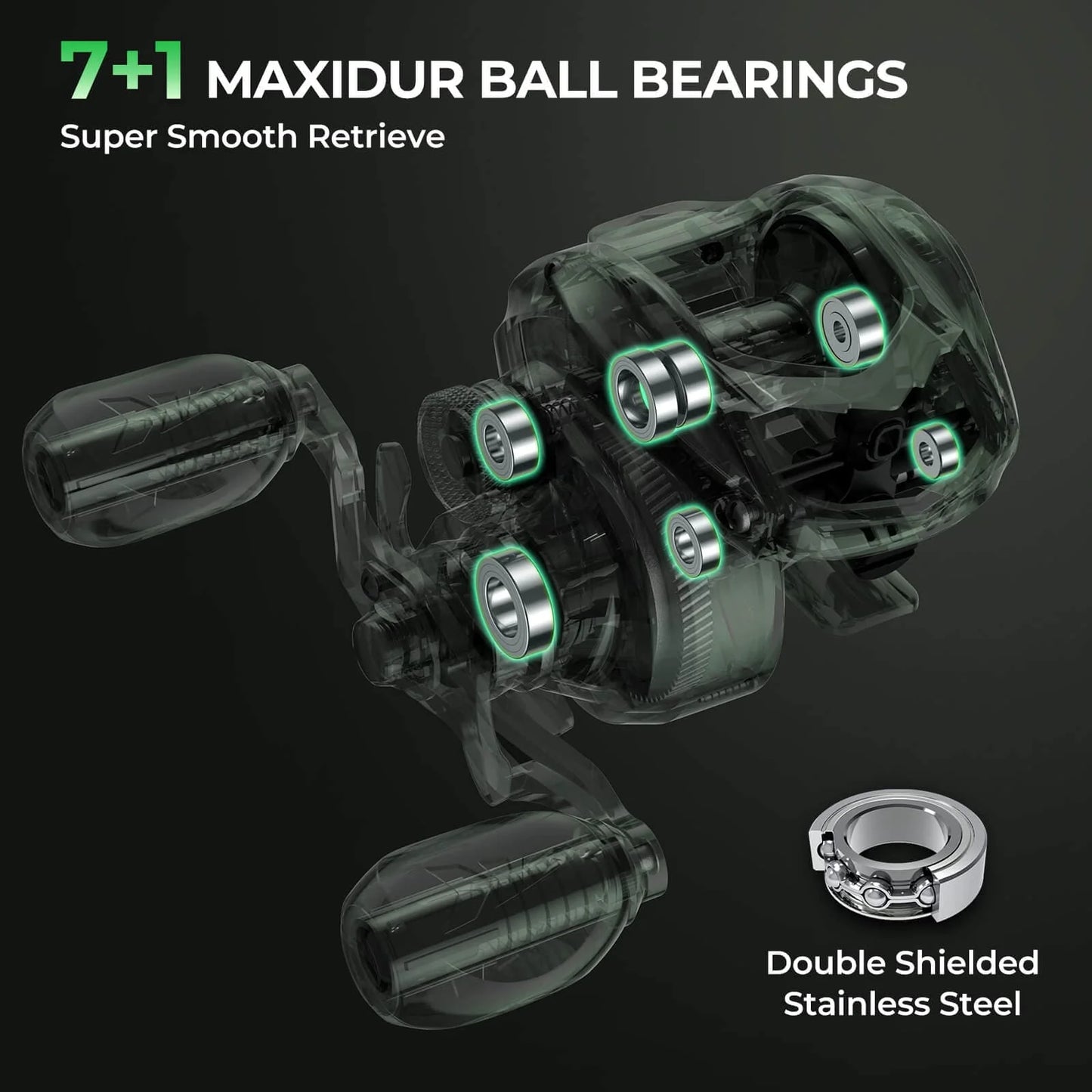 KastKing Spartacus II Twin-Tip Baitcaster Rod and Reel Combo