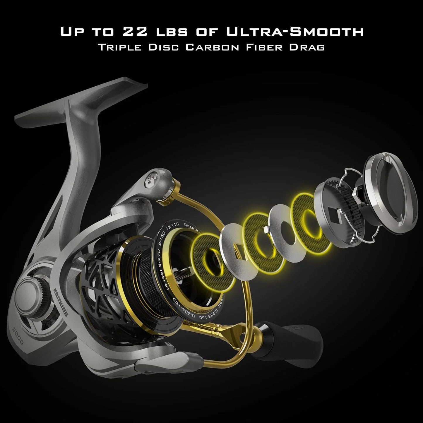 KastKing Zephyr Carbon Spinning Reel