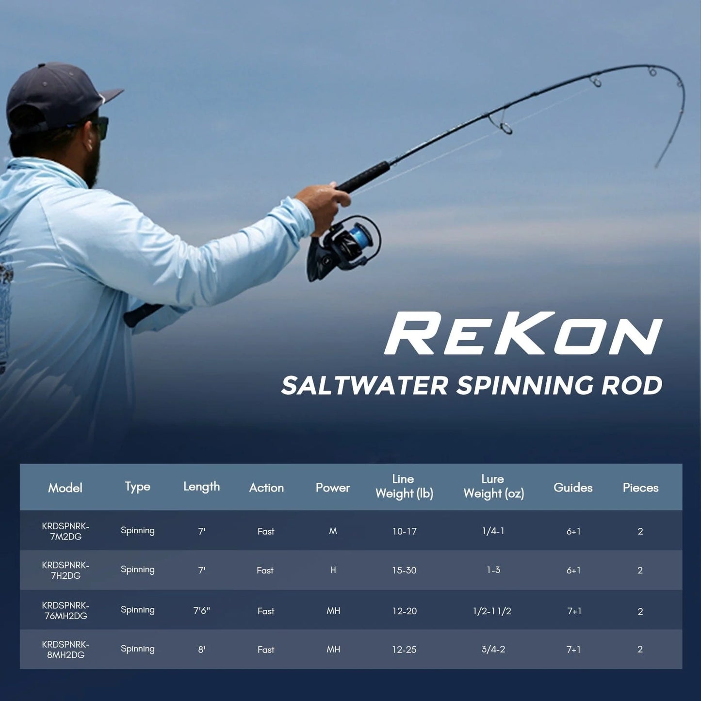 KastKing ReKon Saltwater Spinning Rod