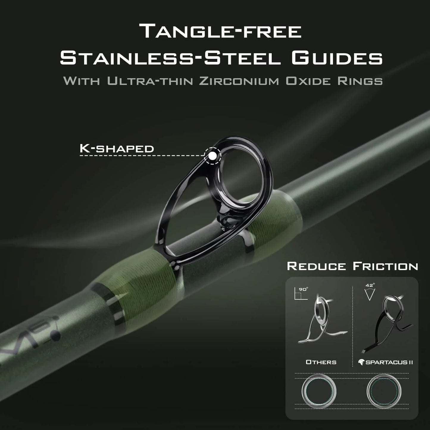 KastKing Spartacus II Twin Tip Casting Rods