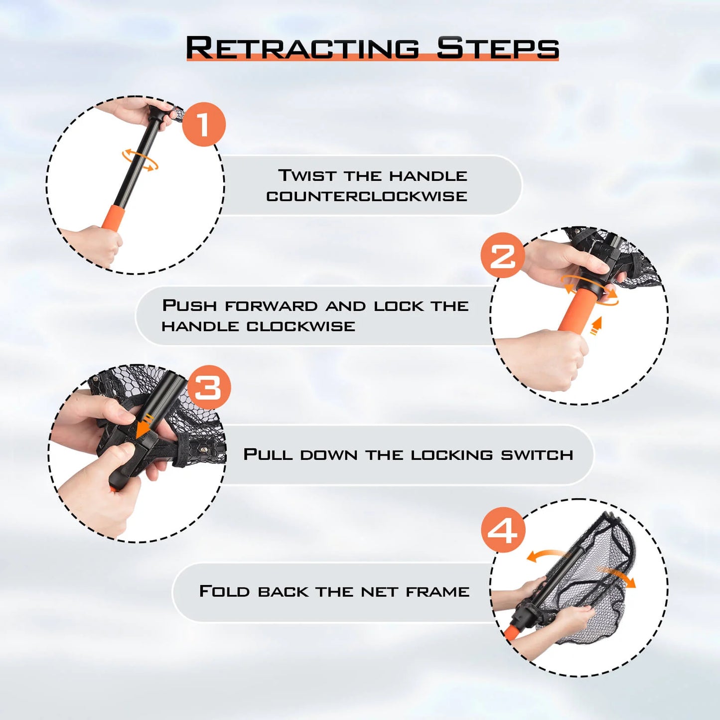 KastKing Brutus Foldable Extendable Fishing Net