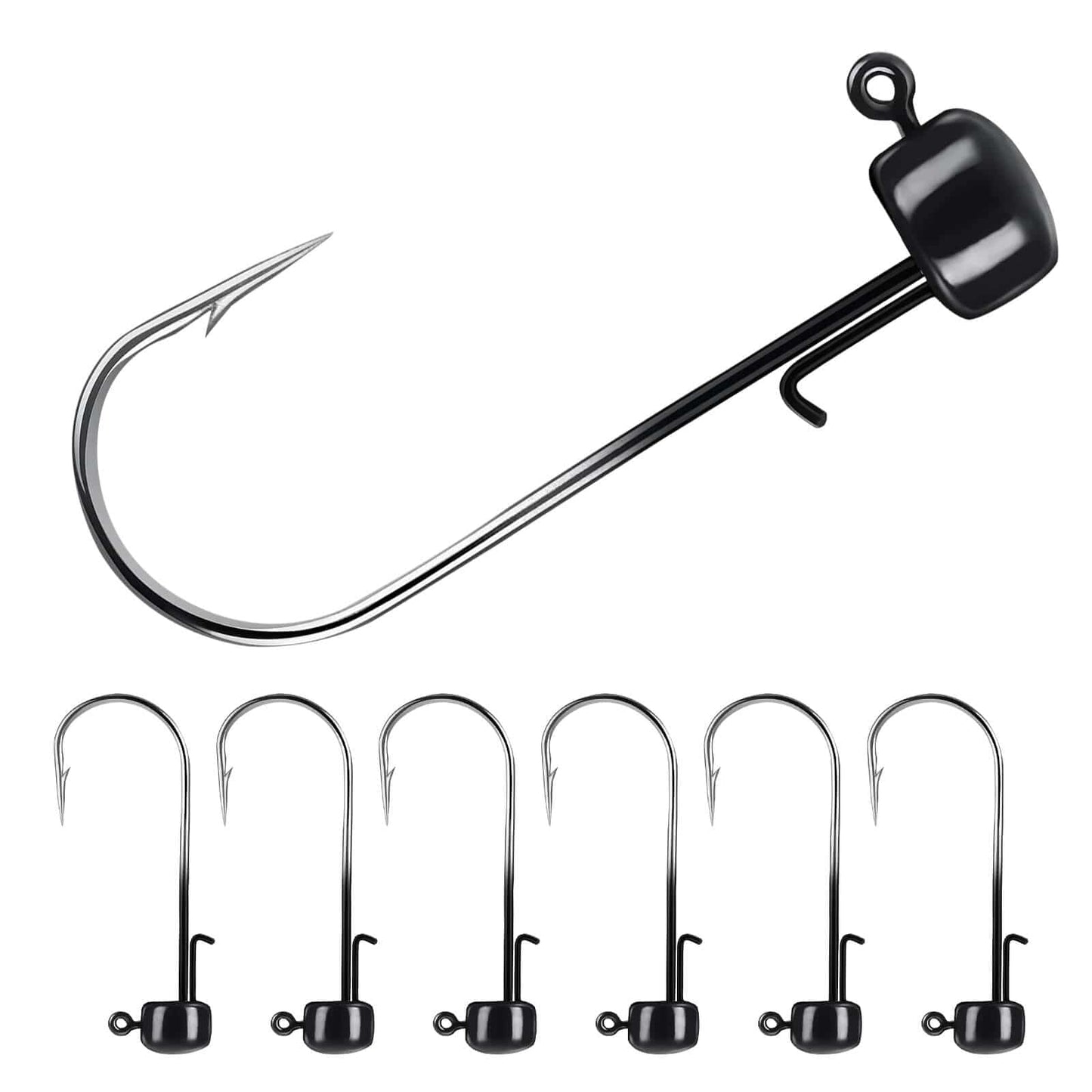 MadBite 24 Pcs Ned Rig Jig Hook Kits
