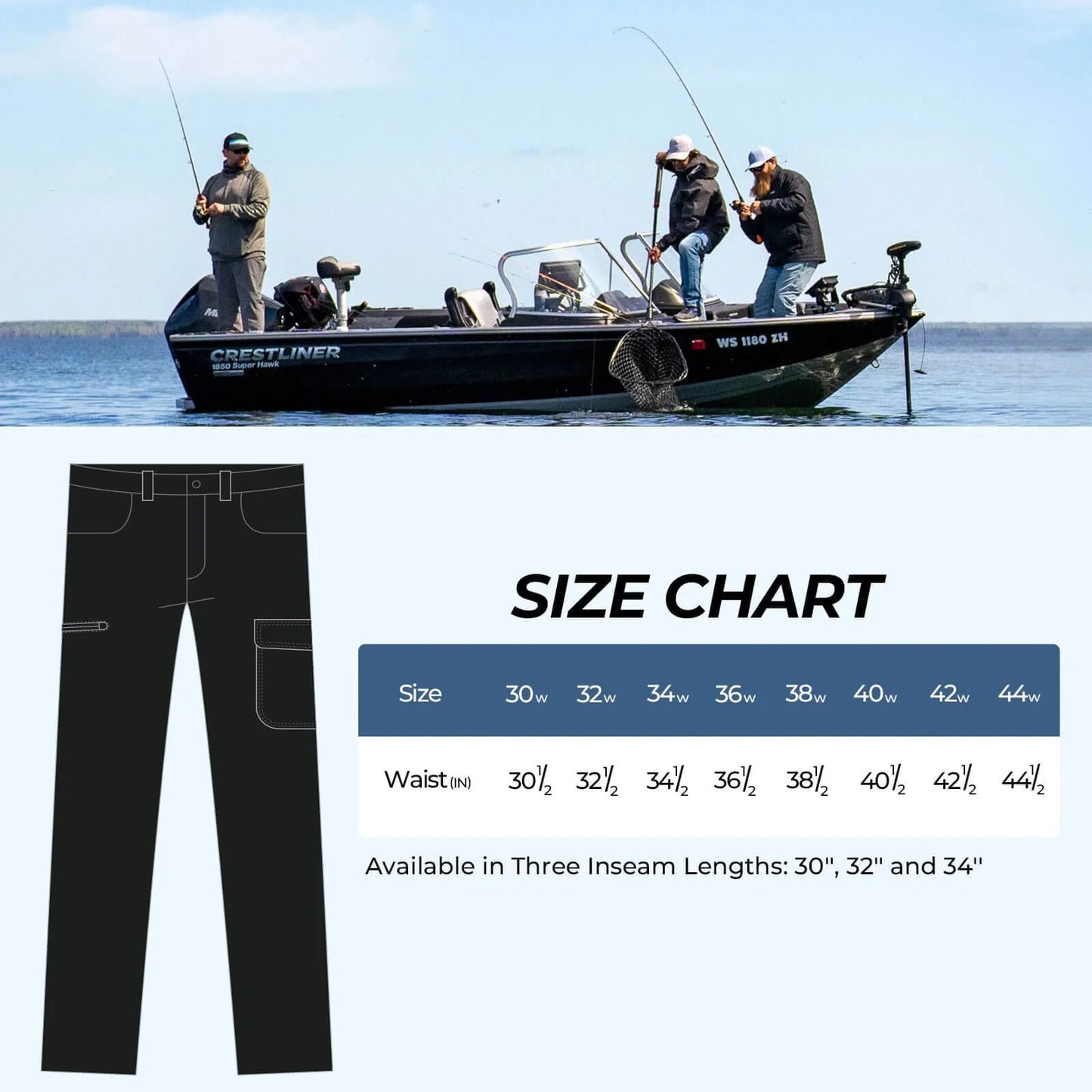 KastKing Wind Crest Fishing Pants