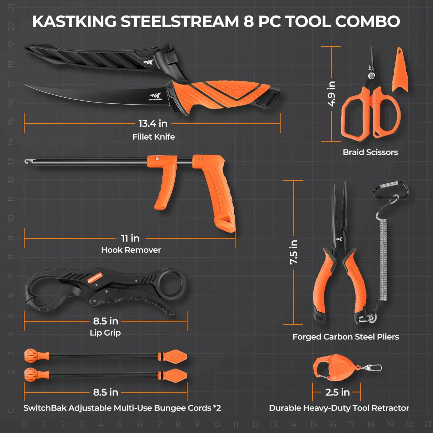 KastKing SteelStream Fishing Tool Kit
