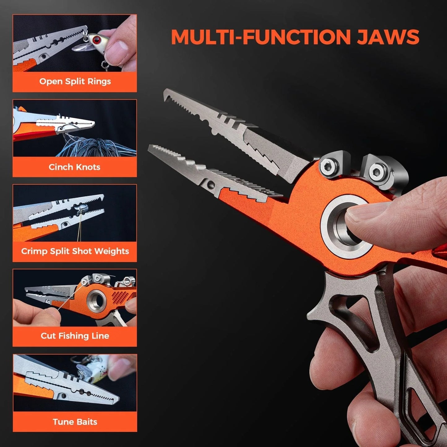 KastKing AlumaStream Aluminum Fishing Pliers or Combo