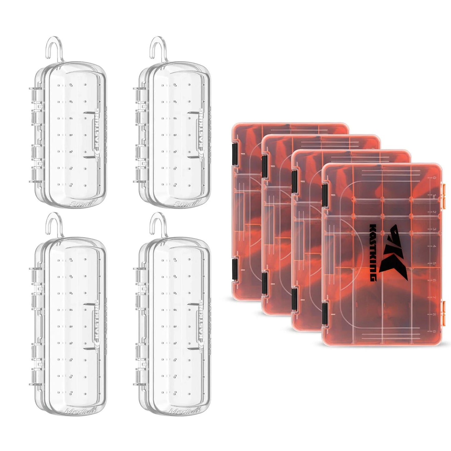 KastKing Bait Vault Camouflage Tackle Boxes and Bait Kapsule Fishing Lure Cover Combo