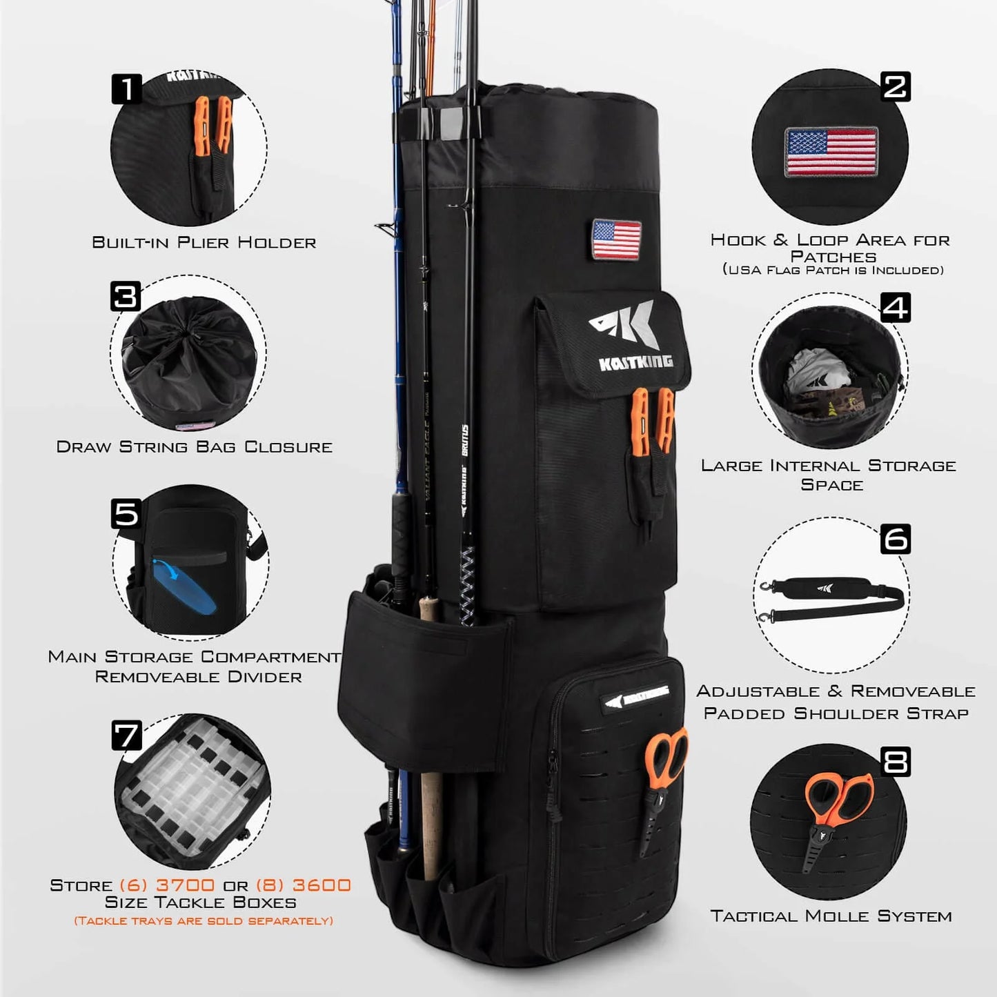 KastKing Karryall Fishing Rod Bag