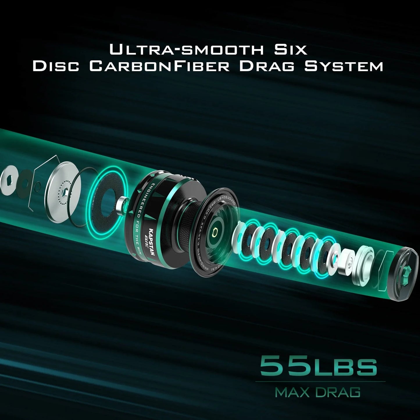 KastKing Kapstan Elite High Speed & Kong Saltwater Spinning Reel Combo