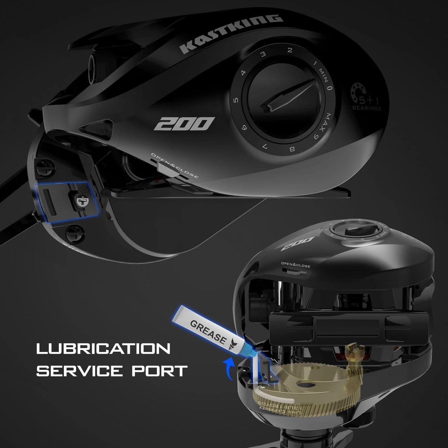 KastKing Royale Legend II 200 Baitcasting Reel