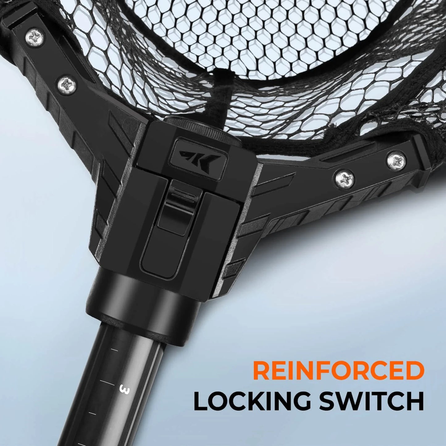 KastKing Brutus Foldable Extendable Fishing Net With Boat Hook