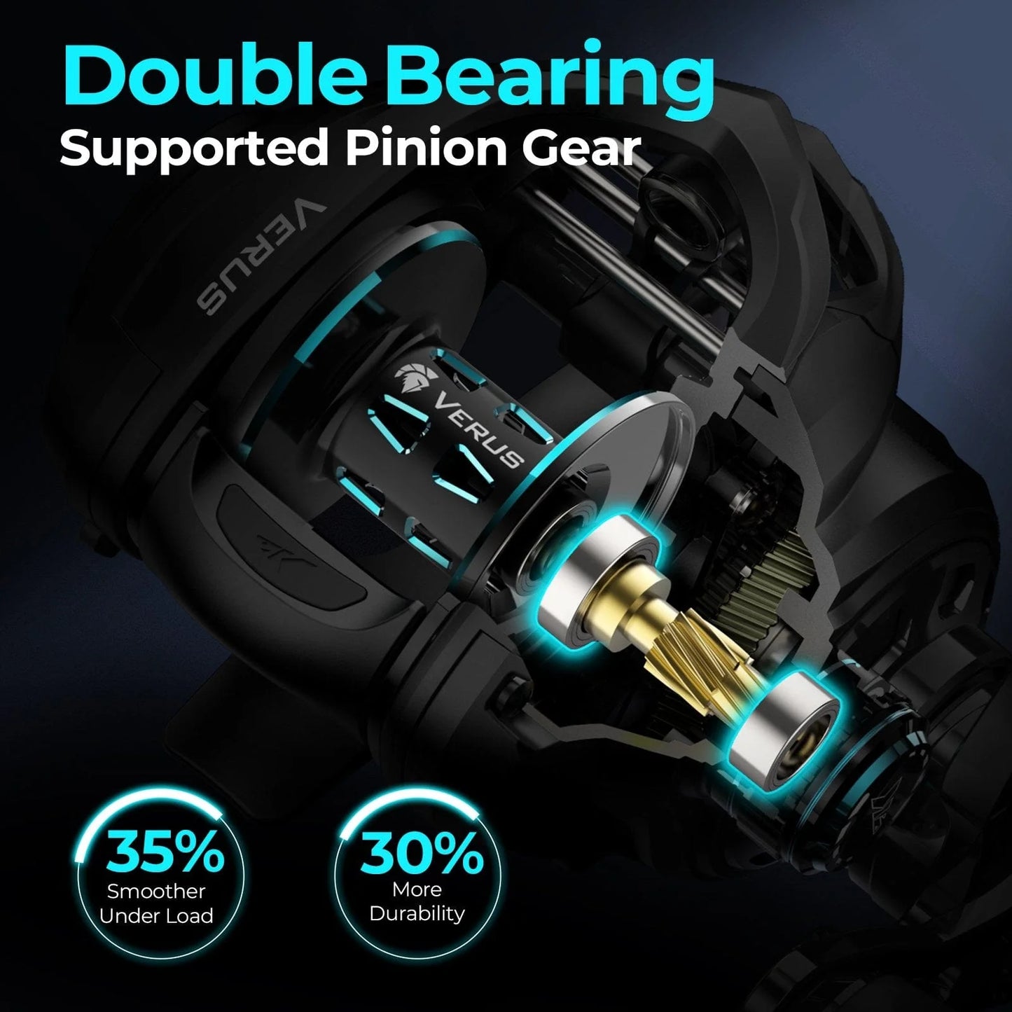 KastKing Verus Baitcaster Rod and Reel Combo