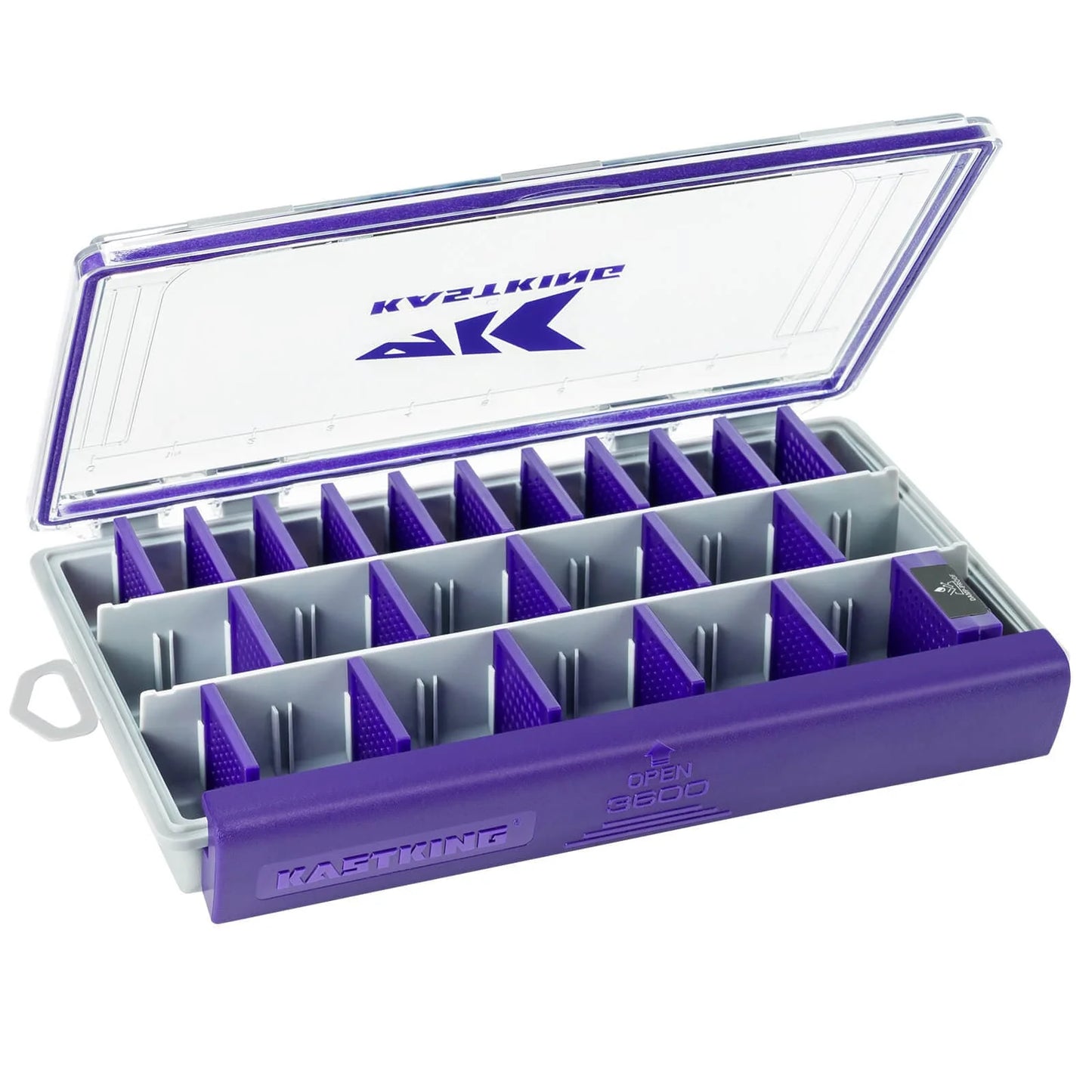 KastKing HyperSeal Waterproof Tackle Box - Purple