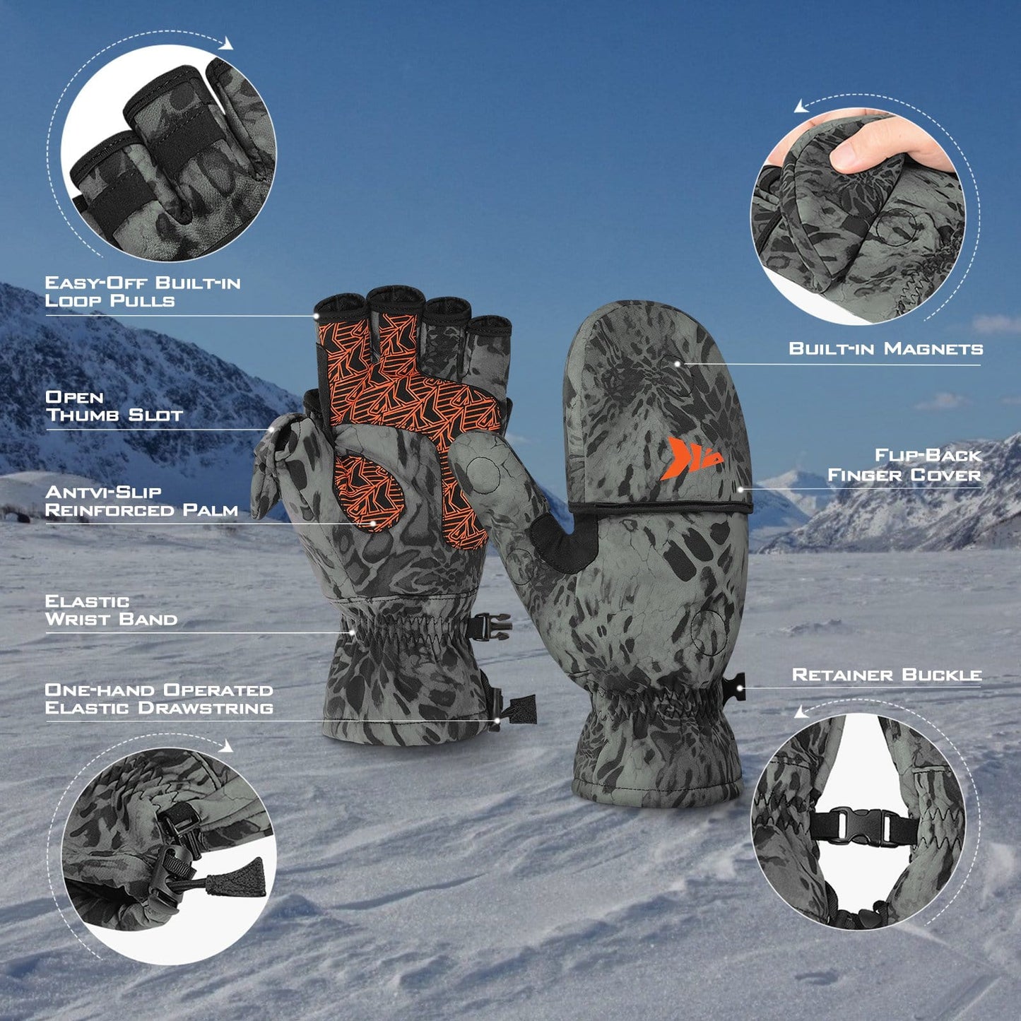 KastKing PolarBlast Mittens