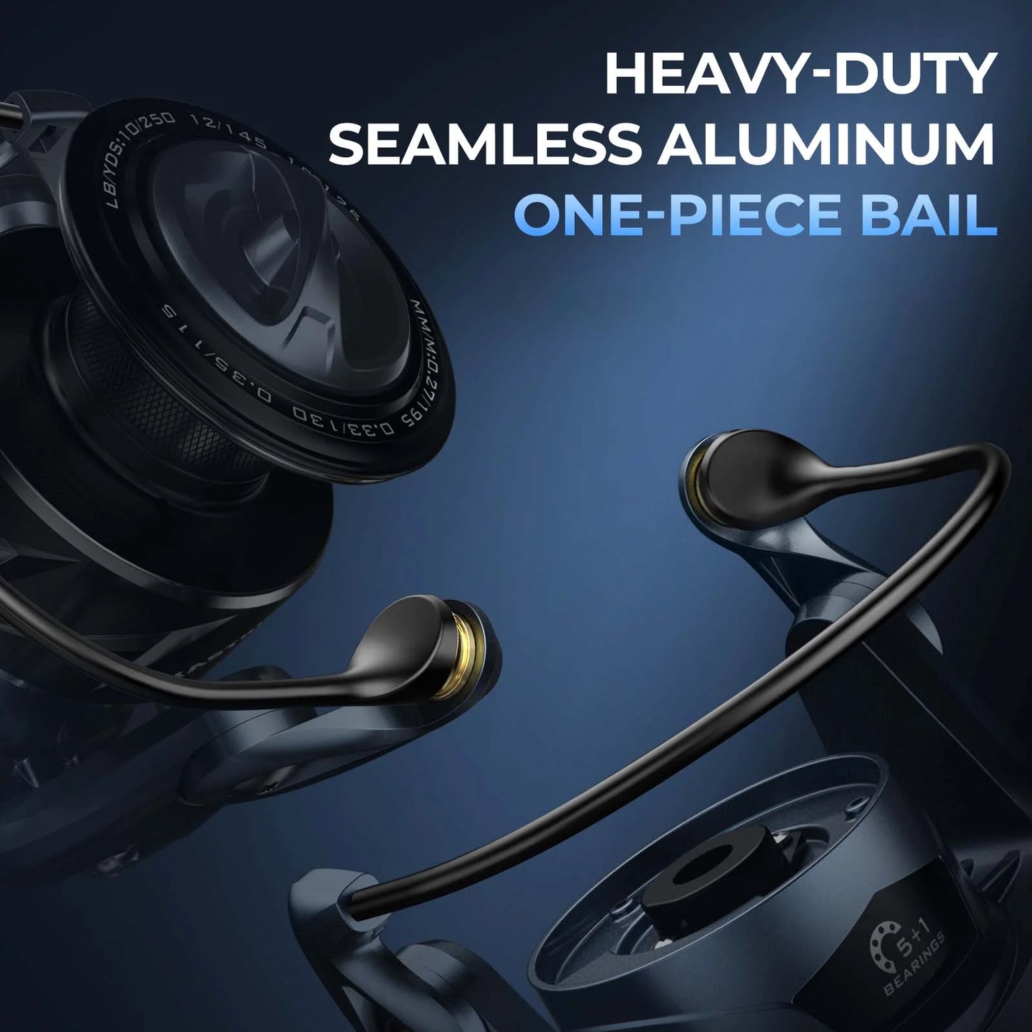 KastKing Big Game Spinning Fishing Rod and Reel Combo