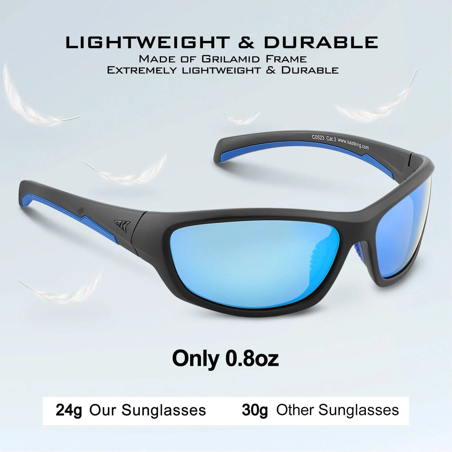 KastKing Hiwassee Polarized Sport Sunglasses for Men and Women