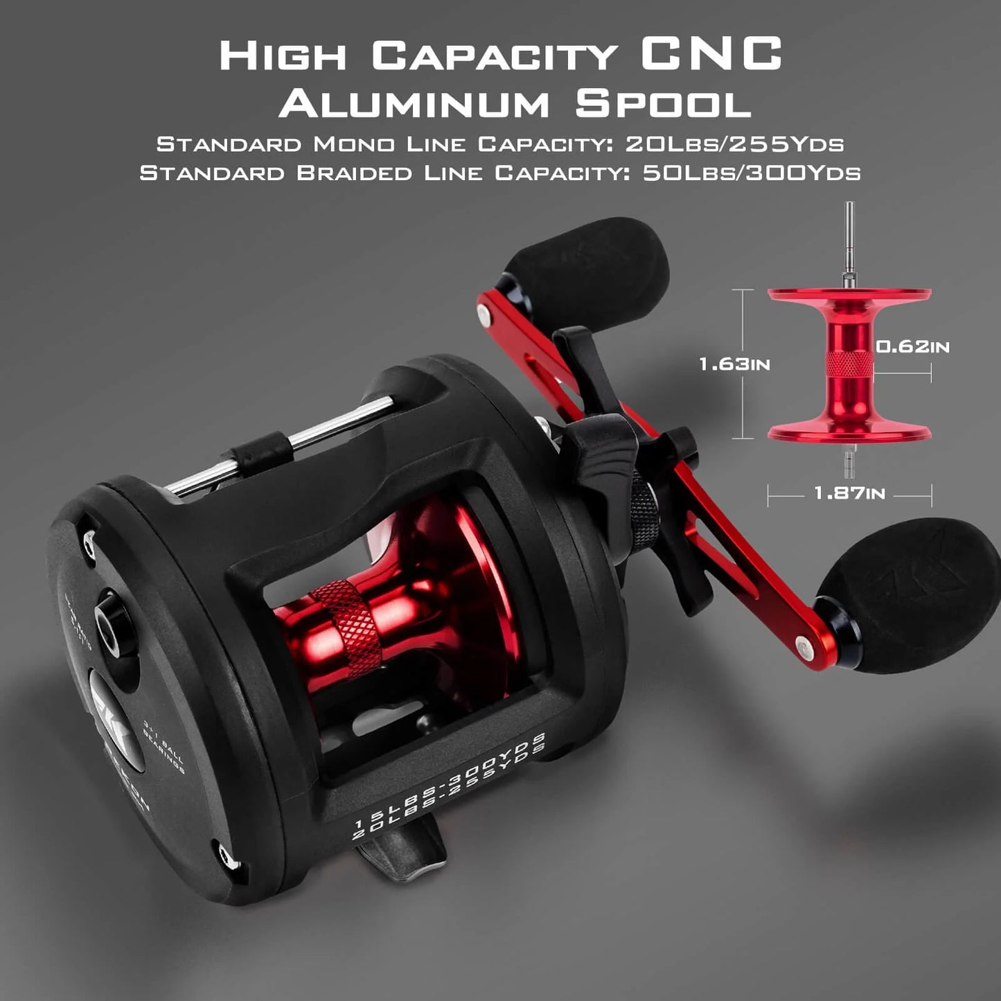 KastKing ReKon Round Baitcasting Reel