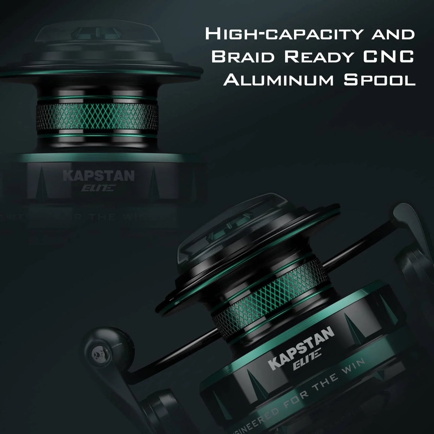 KastKing Kapstan Elite High Speed & Kong Saltwater Spinning Reel Combo