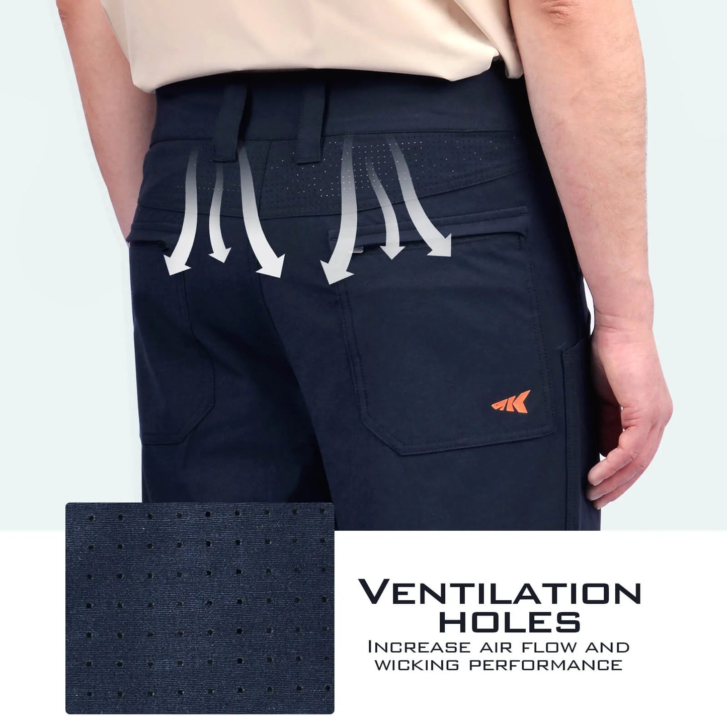 KastKing Men's Casual Hiking Cargo Shorts