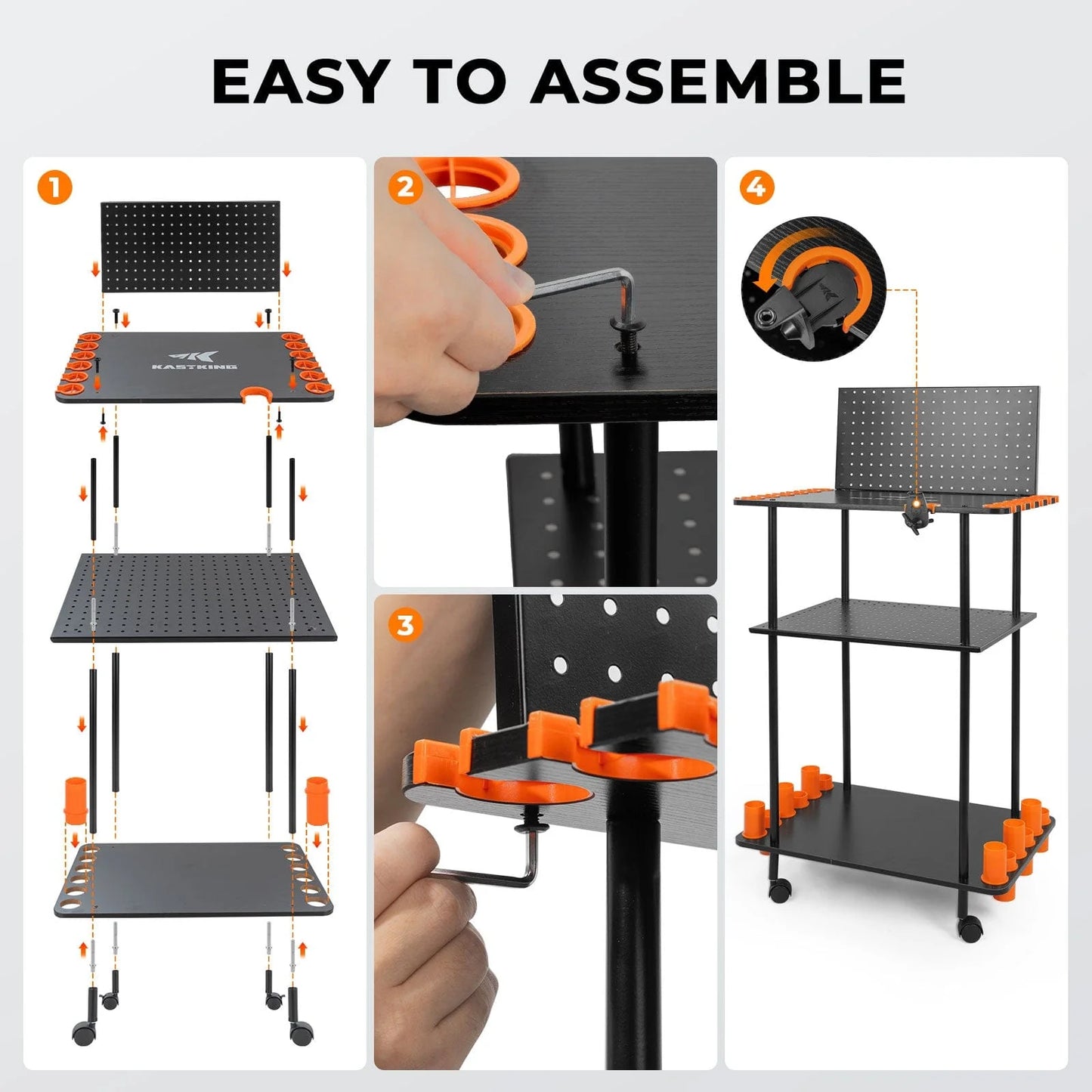 KastKing Gear Trolley Rod Rack