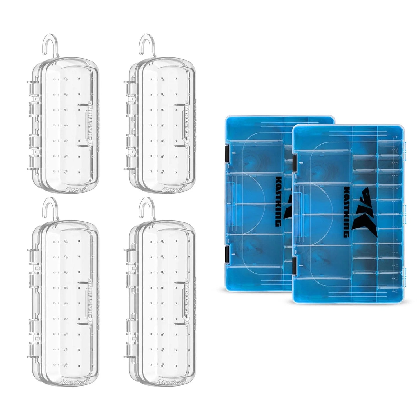 KastKing Bait Vault Camouflage Tackle Boxes and Bait Kapsule Fishing Lure Cover Combo