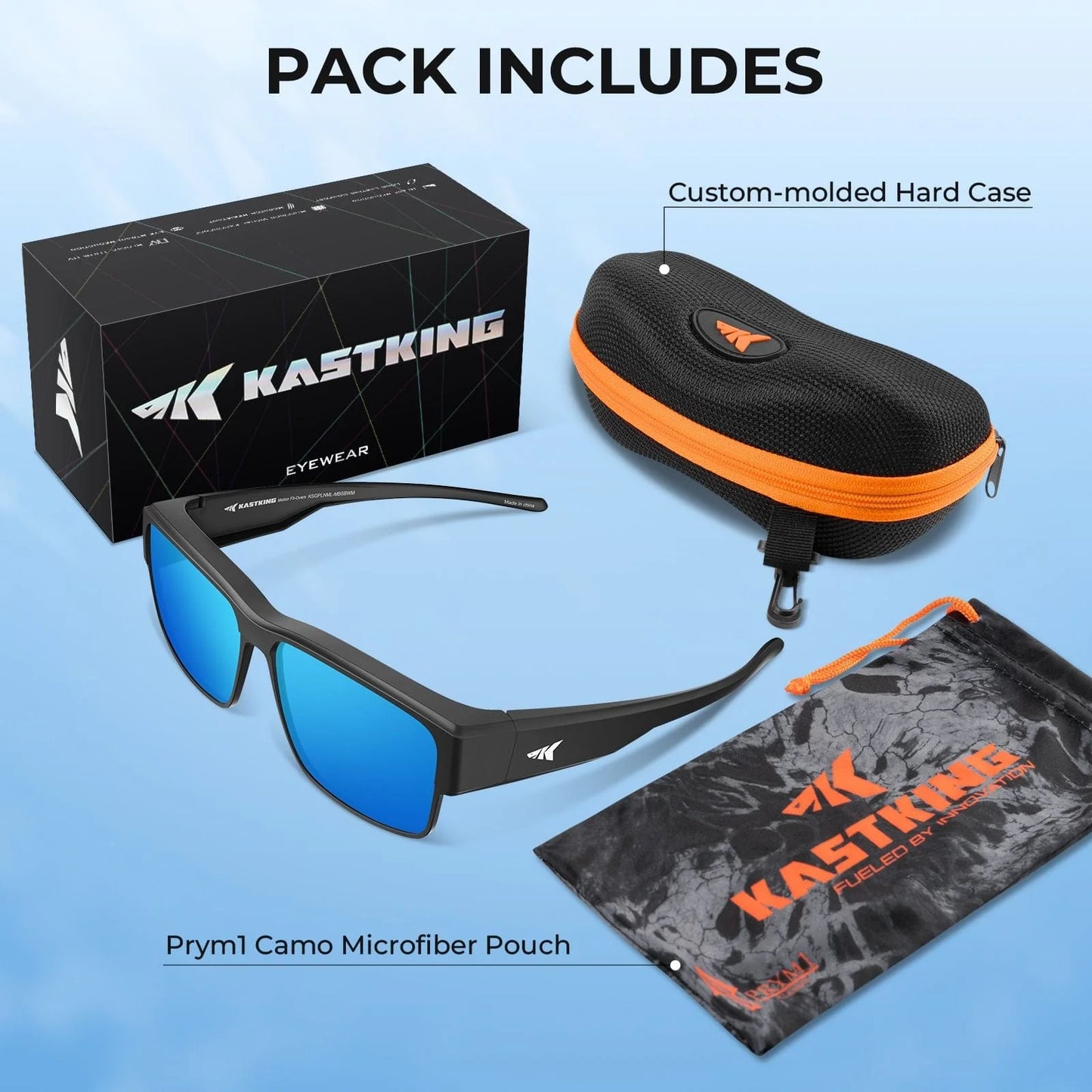 KastKing Molino Fit-Over Polarized Sunglasses