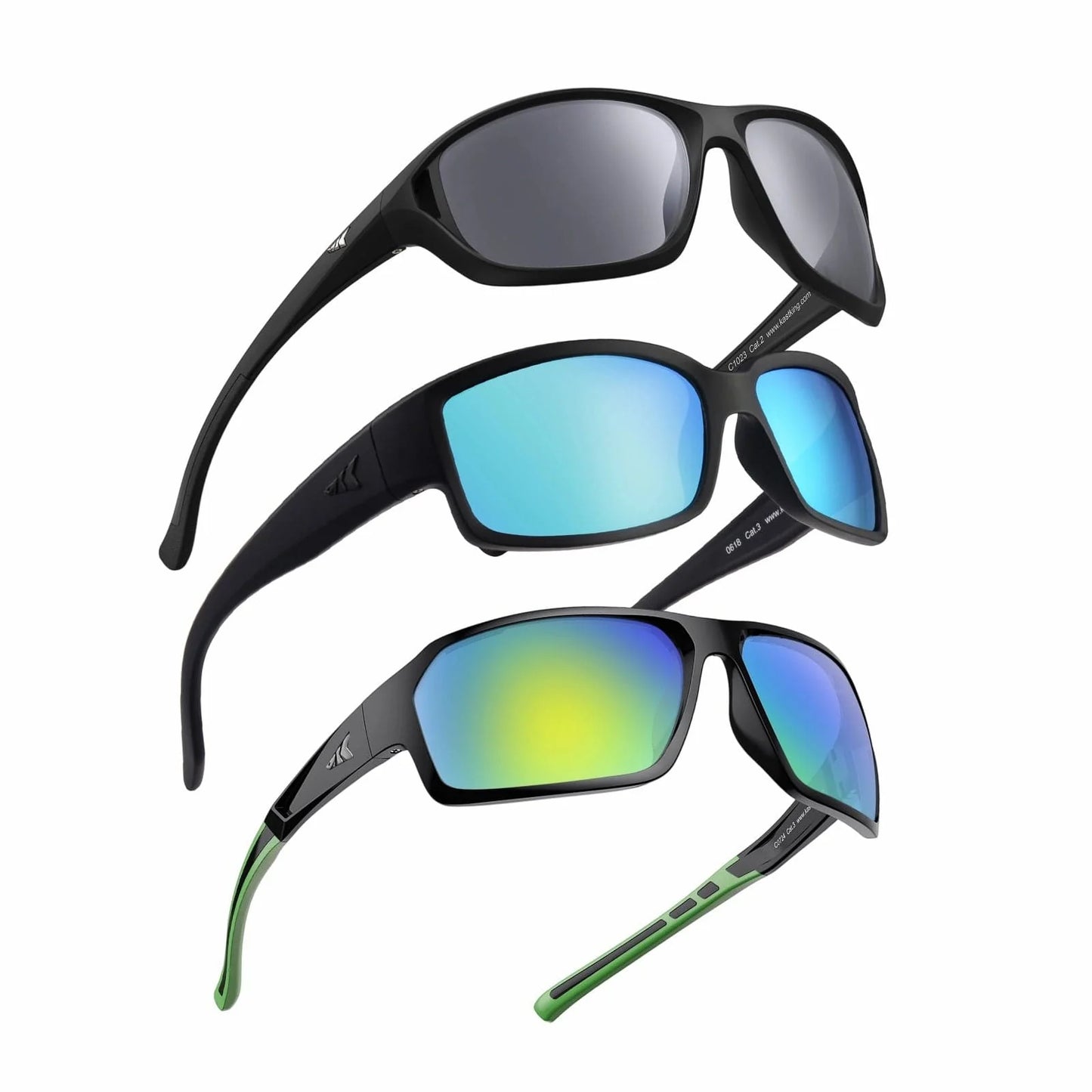 KastKing 3-Pack Polarized Fishing Sunglasses
