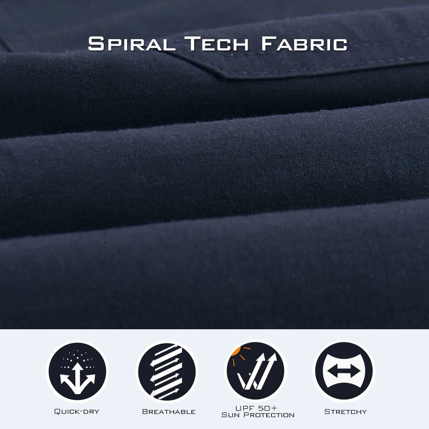 KastKing Men's Casual Hiking Cargo Shorts