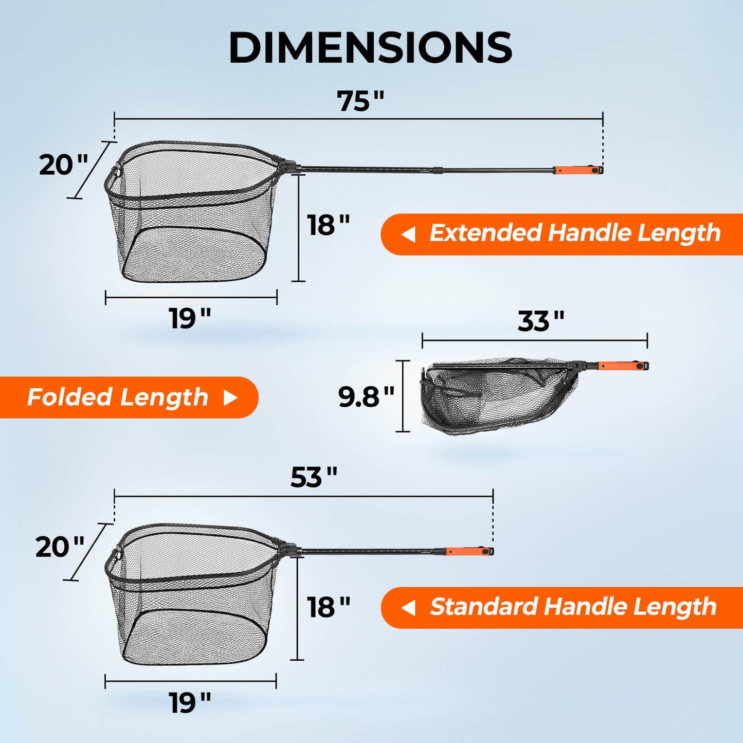 KastKing Brutus Foldable Extendable Fishing Net