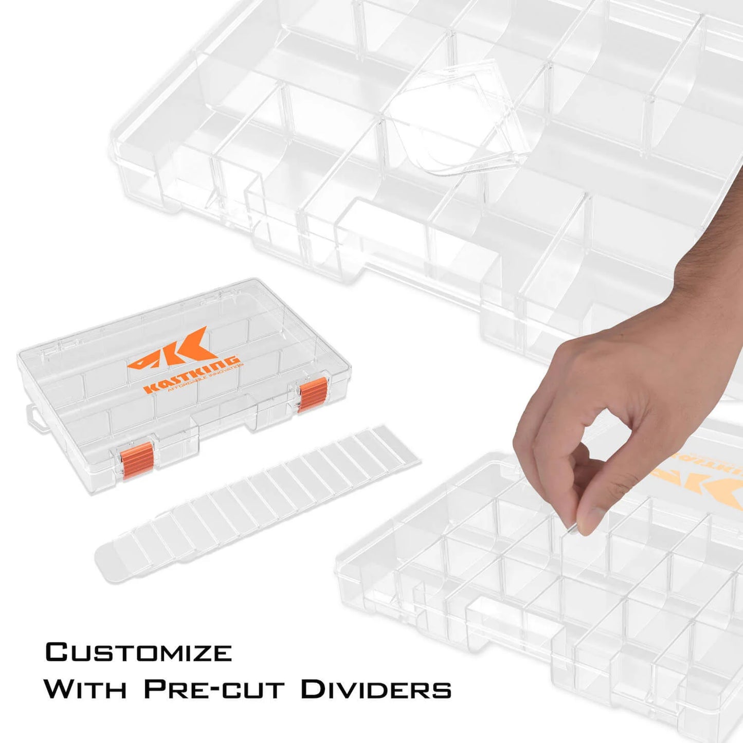 KastKing BlowBak Tactical Fishing Sling Tackle Storage Bag and Utility Tackle Boxes Combo