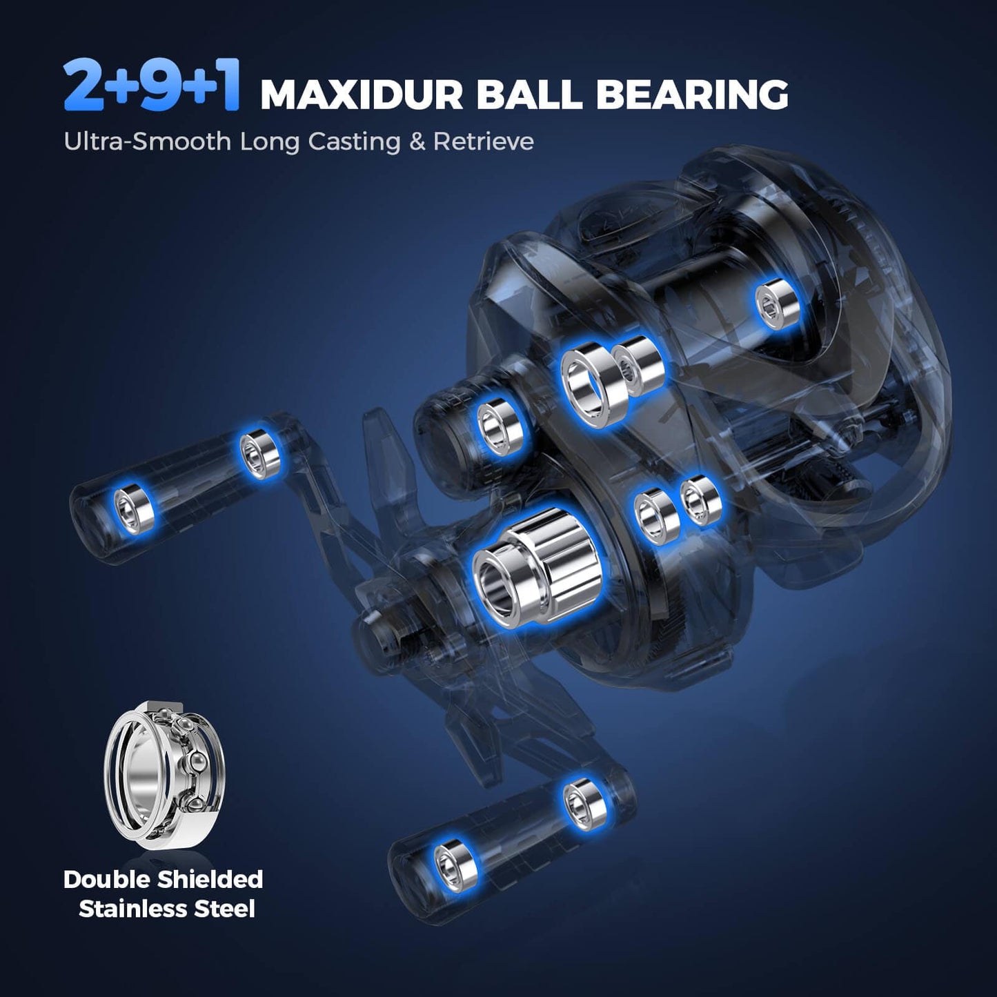 KastKing Kestrel Air Micro Finesse Casting Reel