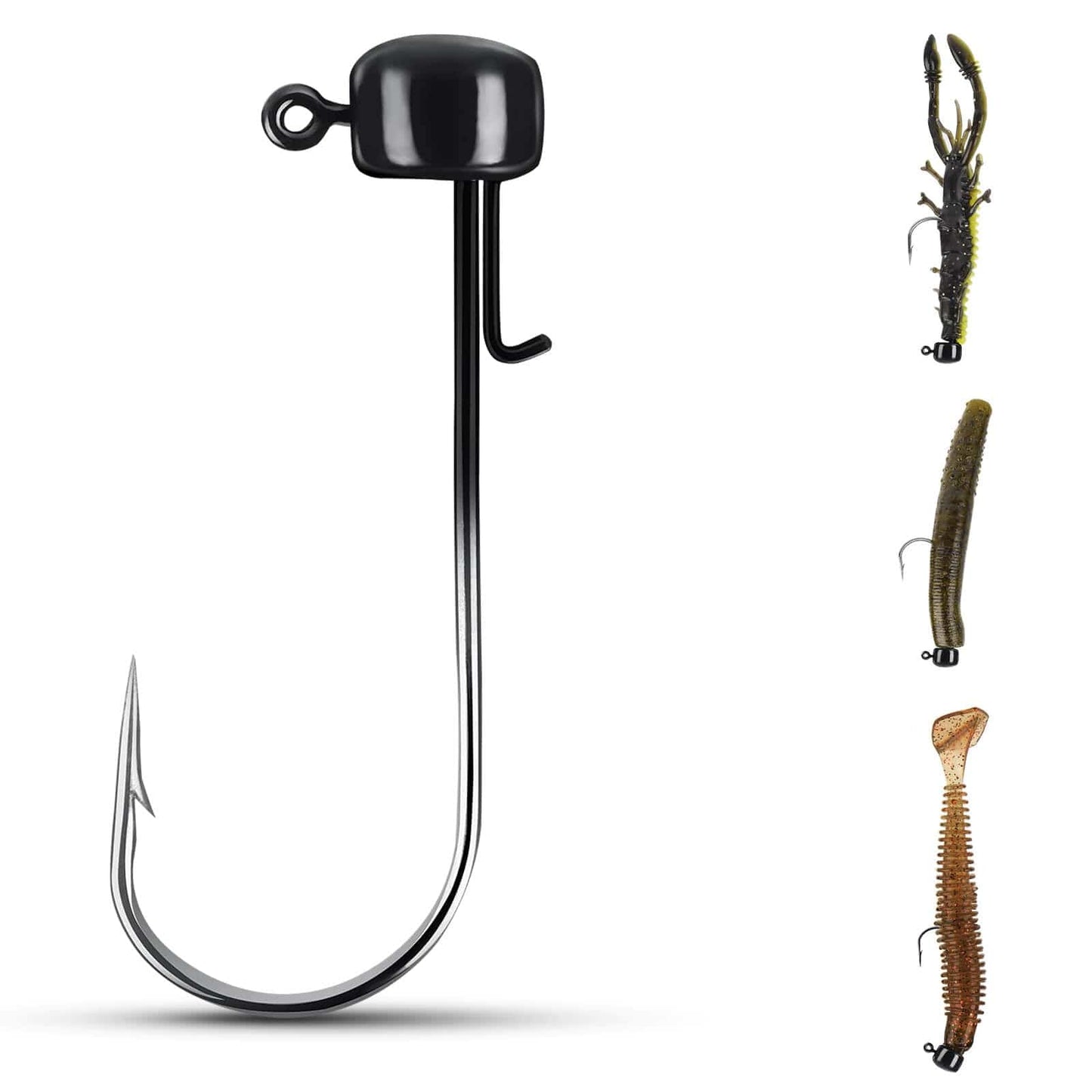 MadBite 24 Pcs Ned Rig Jig Hook Kits